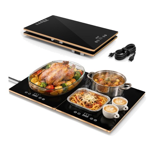 Dual electric food warmer with - warmer,