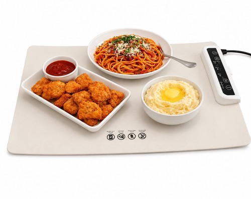 Electric food warming tray - food, mat
