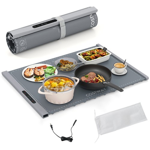 Food warming mat rollable and - mat,