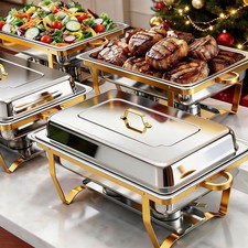 4 Pack 9L Chafer Chafing Dish