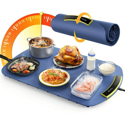 Electric warming tray foldable - warming,