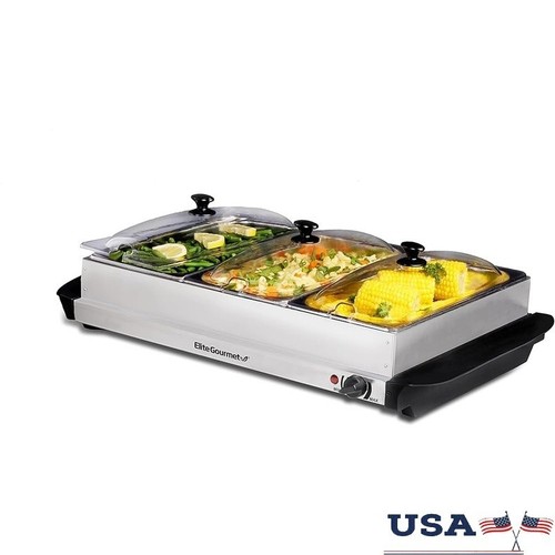 Compartment stainless steel - 3-compartment,