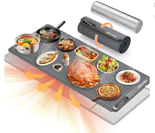 Extra large food warming mat - food,