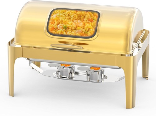 Stainless steel food warmer - steel,
