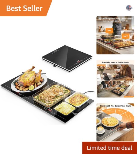 Modular food warming tray with - warming,