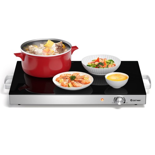 Electric warming tray - warming, glasstop
