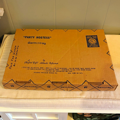 Vintage warm tray - warm-o-tray, model
