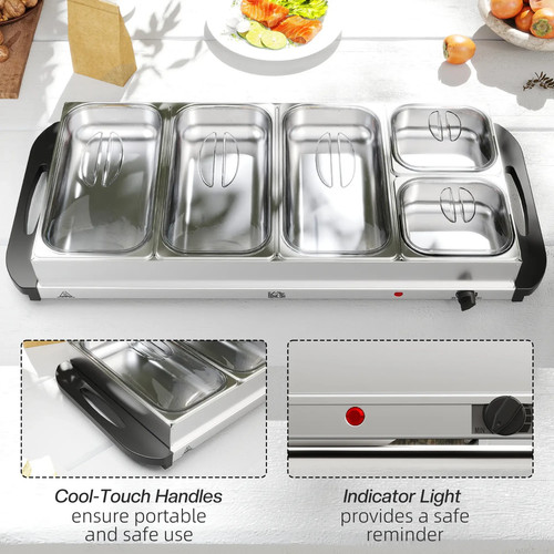 Premium tray electric buffet - premium, 5