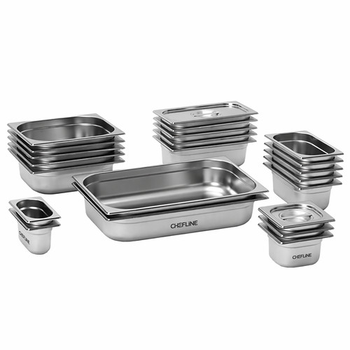 Stainless steel gastronorm pan - stainless,