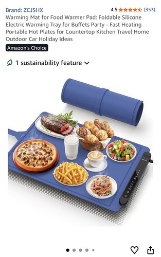 Food warming mat - warming, electric