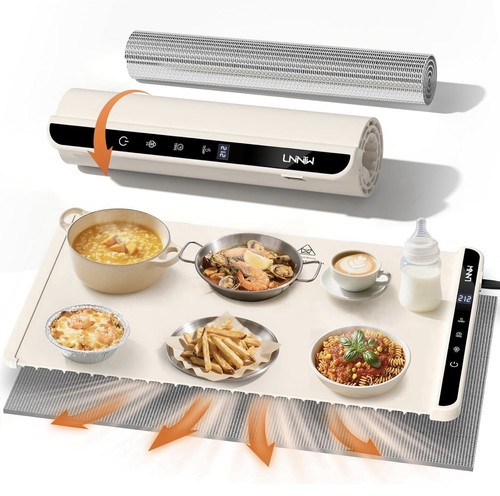 Electric food warming mat roll - warming,